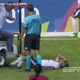 Illustration for article titled Injured Soccer Players Foot Run Over By The Medical Cart Meant To Rescue Him